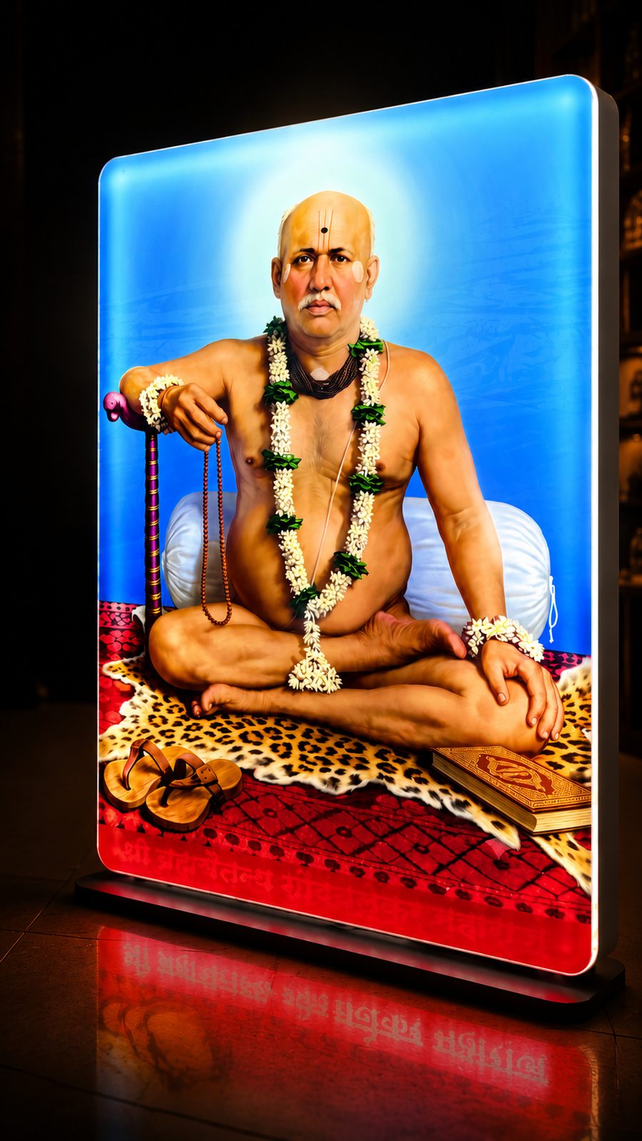 श्री ब्रह्मचैतन्य गोंदवलेकर महाराज LED फोटो फ्रेम
